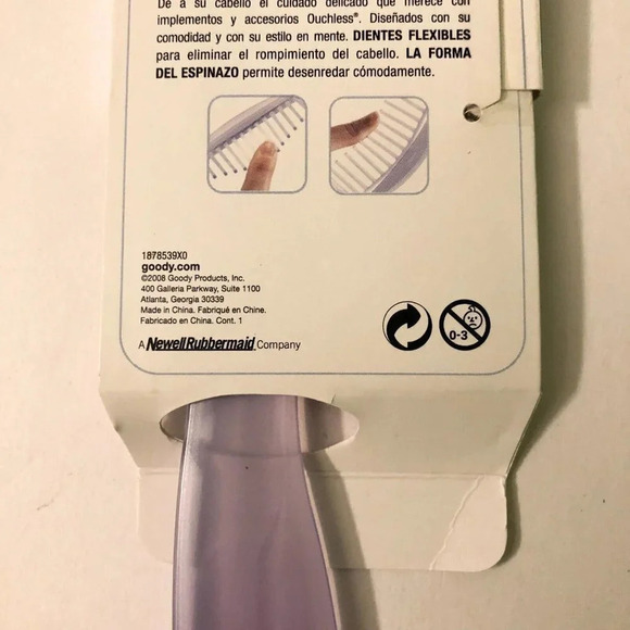 2008  Goody Ouchless Comb Reduces Snagging Damaged Packaging - Picture 7 of 9